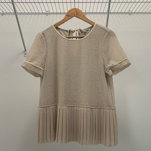 Carolina Belle Pleated Blouse